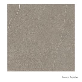 Porcelanato Polido Pedra 100x100cm Cinza - Portinari Apogeu Dgr Pol Retificado
