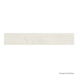 Porcelanato Amadeirado Natural 20x120cm Branco - Portinari Chaplin Wh Nat Esmaltado Retificado
