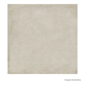 Porcelanato Polido Cimentício 90x90cm Bege - Portinari Detroit Al Pol Retificado