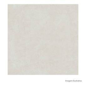 Porcelanato Cimentício Natural 60x60cm Branco - Portinari Downtown Hd Wh Nat Esmaltado Retificado