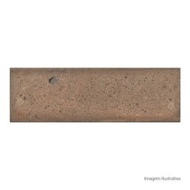 Porcelanato Decorado Matte 7,7x24cm Marrom - Portinari Every Brick Stone Bw Esmaltado Bold