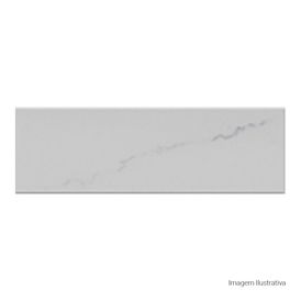 Porcelanato Decorado Matte 7,7x24cm Branco - Portinari Every Brick Marble Wh Esmaltado Bold
