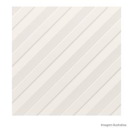 Porcelanato Monocromatico Matte 20x20cm Branco - Portinari Maze Ofw Esmaltado Retificado