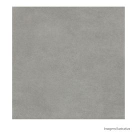 Porcelanato Cimentício Natural 100x100cm Cinza - Portinari Momento Dgr Nat Esmaltado Retificado