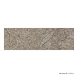 Porcelanato Decorado Matte 7,7x24cm Cinza - Portinari My Bricks Stone Gr Esmaltado Bold