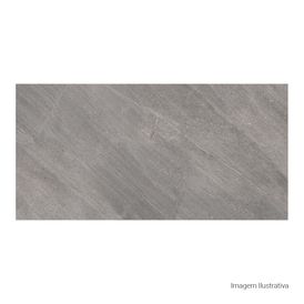 Porcelanato Acetinado Pedra 60x120cm Cinza - Portinari Pietra Serena Hd Serena Hd Gr Act Esmaltado Retificado