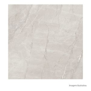 Porcelanato Pietra Di Savoie Acetinado Soft Gray - 100cmx100cm Ret
