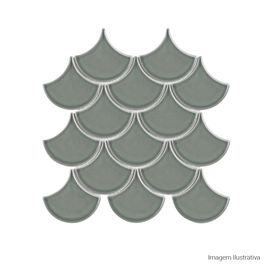Porcelanato Monocromatico Lux 25,9x27,3cm Verde - Portinari Mc Ritmos Sgn Esmaltado Bold