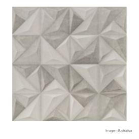 Porcelanato Decorado Matte 60x60cm Cinza - Portinari Sense Abstract Mix Mat Esmaltado Retificado