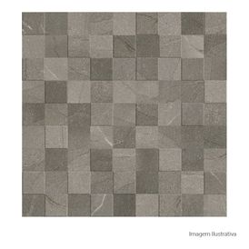 Porcelanato Pedra Matte/lux 60x60cm Cinza - Portinari Simetria Stone Dgr Mlx Esmaltado Retificado