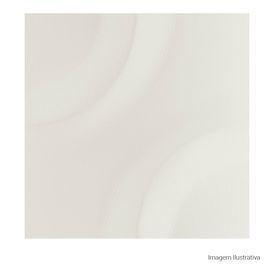 Porcelanato Decorado Matte/lux 20x20cm Branco - Portinari Space Move Ofw Mlx Esmaltado Retificado