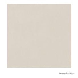 Porcelanato Cimentício Natural 100x100cm Bege - Portinari Toquio Be Nat Esmaltado Retificado