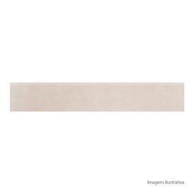 Rodapé Porcelanato Cimentício Matte 15x90cm Bege - Portinari Rp York Be Retificado