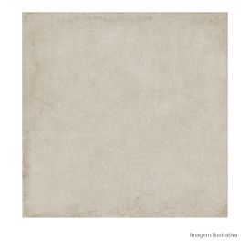 Porcelanato Acetinado Cimentício 100x100cm Bege - Portinari Detroit Al Act Esmaltado Retificado