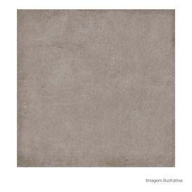 Porcelanato Acetinado Cimentício 100x100cm Marrom - Portinari Detroit No Act Esmaltado Retificado