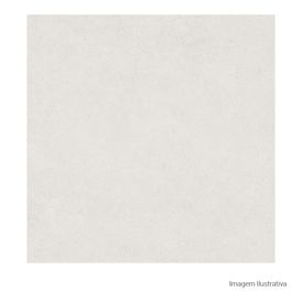Porcelanato Cimentício Hard 80x80cm Cinza - Ceusa Talc Esmaltado Retificado