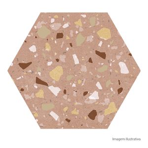 Confete Hexa Pk Mix Nat - Pe 17,5x17,5