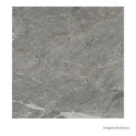 Porcelanato Pedra Natural 120x120cm Cinza - Ceusa Tundra Gr Nat Esmaltado Retificado