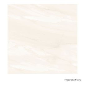 Porcelanato Polido Marmorizado 120x120cm Branco - Portinari Soberano Wh Pol Retificado