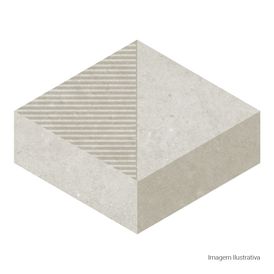 Porcelanato Pedra Natural 30x38cm Cinza - Portinari Ritual Hexa Decor Sgr Nat Esmaltado Bold