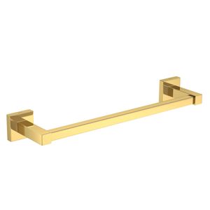 Porta Toalha Barra 30cm Quadratta Gold