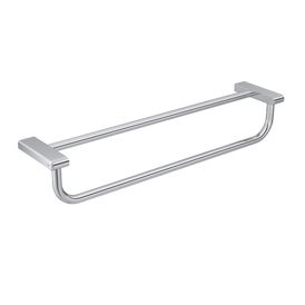 Porta Toalhas Barra Dupla 60cm Cromado