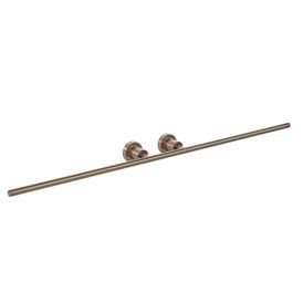 Porta Toalha com Barra Dupla Acessórios Slim Corten