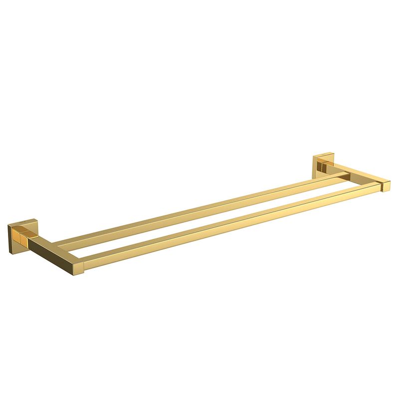Porta-Toalha-Deca-Barra-Dupla-Quadratta-Gold---Deca---2042.GL83---Fundo-Branco-Produto-Principal-SKU-posicionada-na-diagonal-direita-ou-redondo-e-produto-fechado