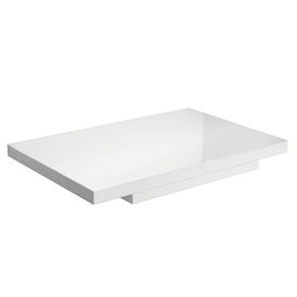 Base para Saboneteira Deca em Resina Contemporânea Branco