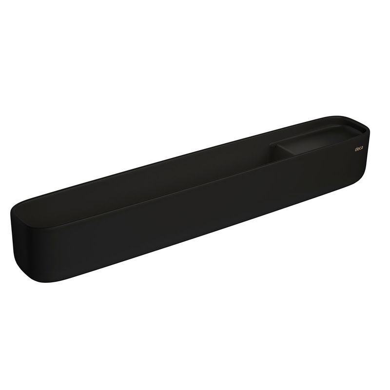 Papeleira-Deca-para-Lado-Direito-Jader-Almeida-Ebano-Fosco---Deca---A.305.94---Fundo-Branco-Produto-Principal-SKU-posicionada-na-diagonal-direita-ou-redondo-e-produto-fechado