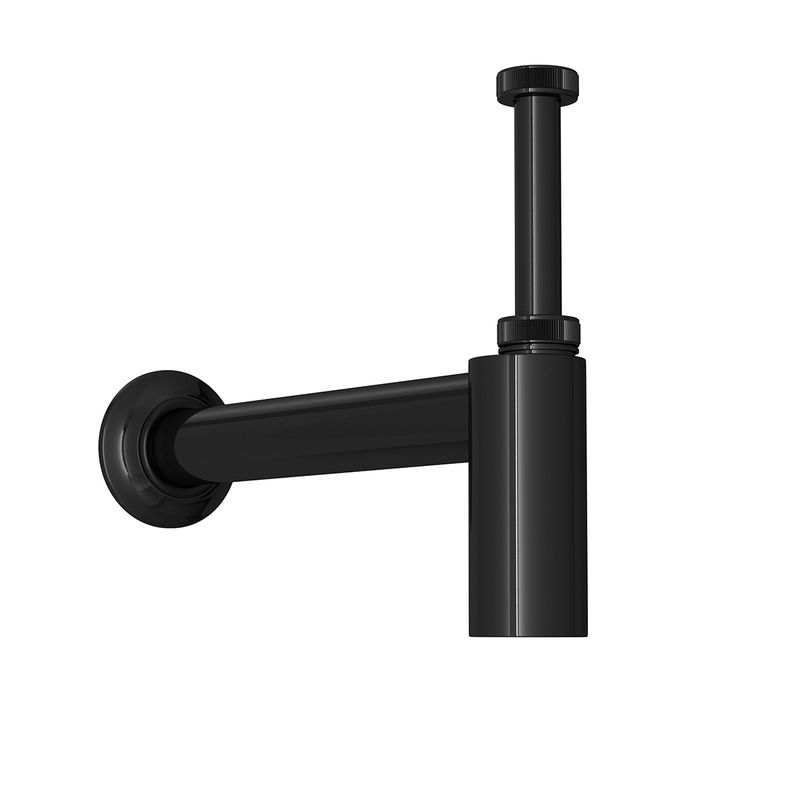 Sifao-para-Lavatorio--Entrada--1----Saida--1-1-2---Deca-Black-Noir---Deca---1680.BL.100.112.NO---Fundo-Branco-Produto-Principal-SKU-posicionada-na-diagonal-direita-ou-redondo-e-produto-fechado
