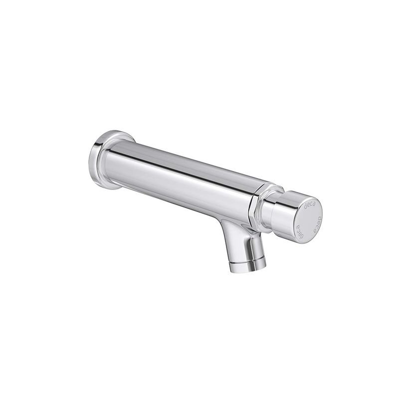 Torneira-Deca-de-Parede-com-Fechamento-Automatico-para-Lavatorio-Decamatic-Eco-Cromado---Deca---1172.C---Fundo-Branco-Produto-Principal-SKU-posicionada-na-diagonal-direita-ou-redondo-e-produto-fechado