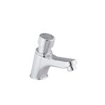 Torneira-Deca-de-Mesa-com-Fechamento-Automatico-para-Lavatorio-Decamatic-Smart-Cromado---Deca---1173.C.SMT---Fundo-Branco-Produto-Principal-SKU-posicionada-na-diagonal-direita-ou-redondo-e-produto-fechado