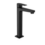 Torneira-Deca-de-Mesa-Bica-Alta-para-Lavatorio-Level-Black-Matte---Deca---1189.BL26.MT---Fundo-Branco-Produto-Principal-SKU-posicionada-na-diagonal-direita-ou-redondo-e-produto-fechado