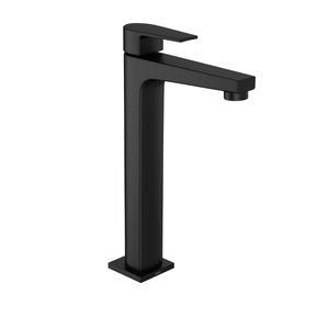 Torneira de Mesa Bica Alta para Lavatório Level Black Matte