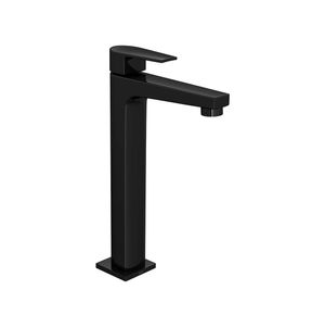 Torneira-Deca-de-Mesa-Bica-Alta-para-Lavatorio-Level-Black-Noir---Deca---1189.BL26.NO---Fundo-Branco-Produto-Principal-SKU-posicionada-na-diagonal-direita-ou-redondo-e-produto-fechado