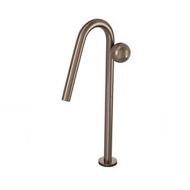 Torneira de Mesa Touchless com Textura Bica Alta para Lavatório Orbe Corten
