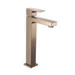 Torneira-Deca-de-Mesa-Bica-Alta-para-Lavatorio-com-Textura-Unic-Corten---Deca---1189.CT90.MT.T02---Fundo-Branco-Produto-Principal-SKU-posicionada-na-diagonal-direita-ou-redondo-e-produto-fechado