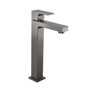 Torneira-Deca-de-Mesa-Bica-Alta-para-Lavatorio-Unic-Dark-Antracite---Deca---1189.GF90.MT---Fundo-Branco-Produto-Principal-SKU-posicionada-na-diagonal-direita-ou-redondo-e-produto-fechado