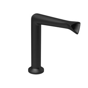 Torneira-Deca-de-Mesa-Bica-Alta-Touchless-para-Lavatorio-Jader-Almeida-Black-Matte---Deca---1785.BL100.MT.SNS---Fundo-Branco-Produto-Principal-SKU-posicionada-na-diagonal-direita-ou-redondo-e-produto-fechado