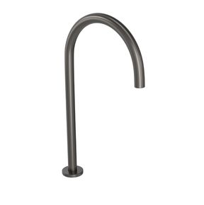 Bica-de-Mesa-Deca-G-para-Cuba-e-Lavatorio-Redonda-You-Dark-Antracite---Deca---1792.GF104.MT---Fundo-Branco-Produto-Principal-SKU-posicionada-na-diagonal-direita-ou-redondo-e-produto-fechado