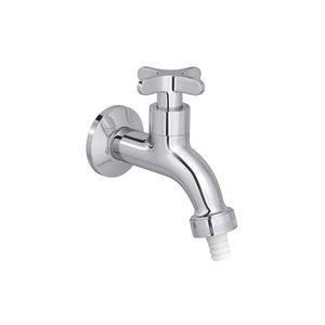Torneira Deca para Jardim e Tanque com Adaptador de Mangueira Flex Cromado