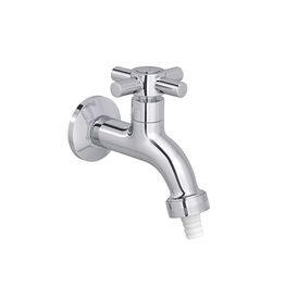 Torneira Deca para Jardim e Tanque com Adaptador de Mangueira Izy Cromado
