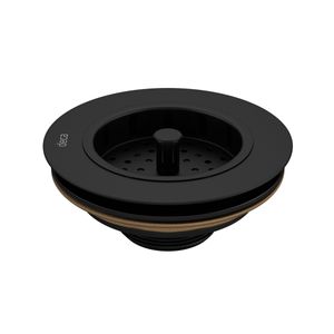 Válvula de Escoamento para Pia de Cozinha 4 1/2  Black Matte