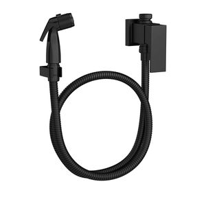 Ducha Higiênica com Registro e Derivação Unic Black Matte