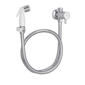 Ducha Higiênica com Registro e Derivação de Parede Branco