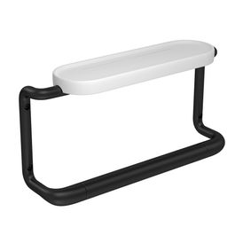 Barra de Apoio com Prateleira 40cm Black Matte