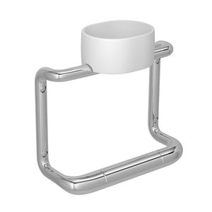 Barra de Apoio com Porta Objetos 24cm Cromado