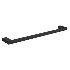 Porta Toalha Barra 60cm Black Matte