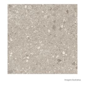 Porcelanato Pedra Hard 90x90cm Cinza - Portinari Caminho Gr Esmaltado Retificado
